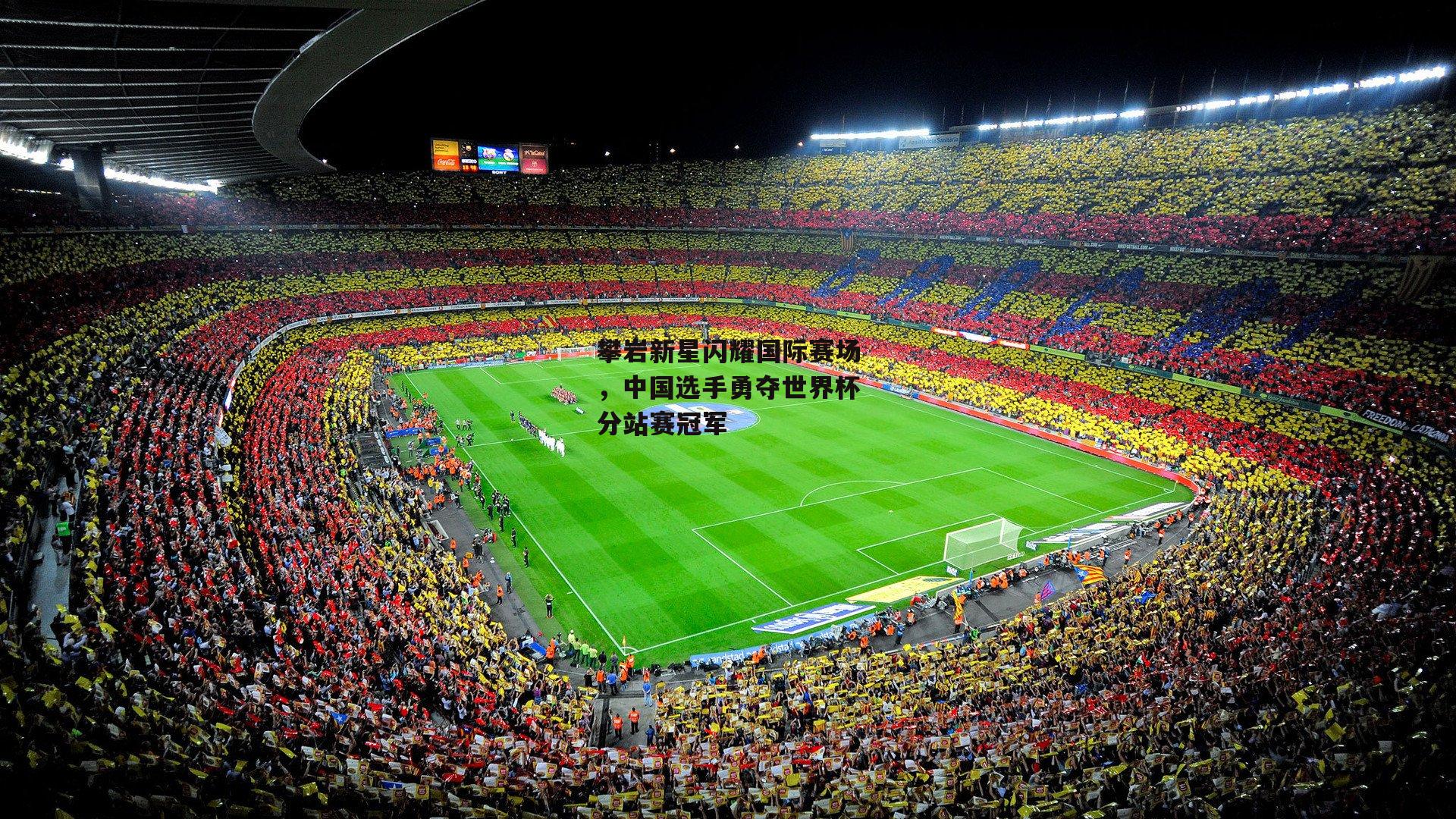 攀岩新星闪耀国际赛场,中国选手勇夺世界杯分站赛冠军